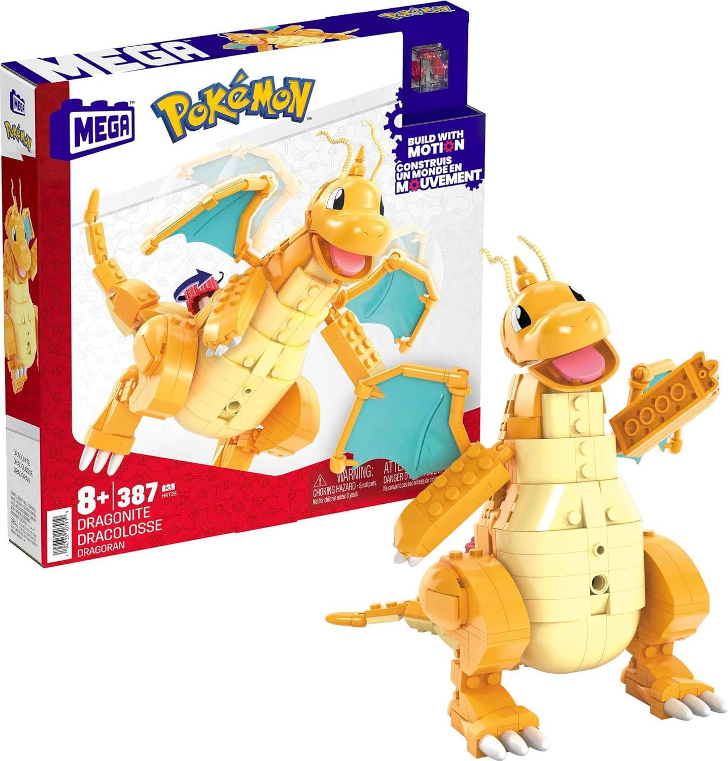 Dragonite (385 piezas) - Mega Construx
