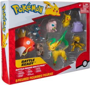 Magikarp, Leafeon y más | Jazwares Pack 8 Figuras de Batalla Pokémon