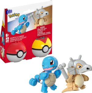 Squirtle & Cubone (45 piezas) - Mega Construx
