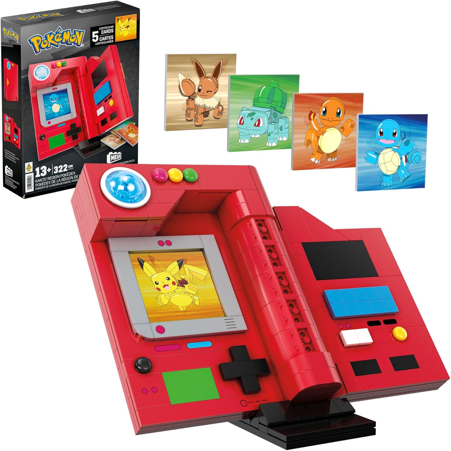 Kanto Pokedex (322 piezas) - Mega Construx