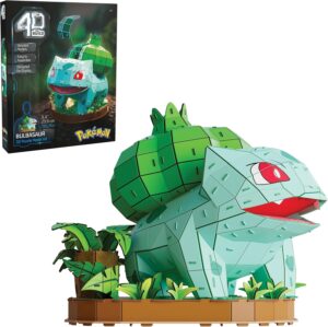 Bulbasaur 3D Model kit (195 piezas) - 4D Build