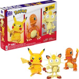 Kanto Region Trio (529 piezas) | Mega Construx Build & Show