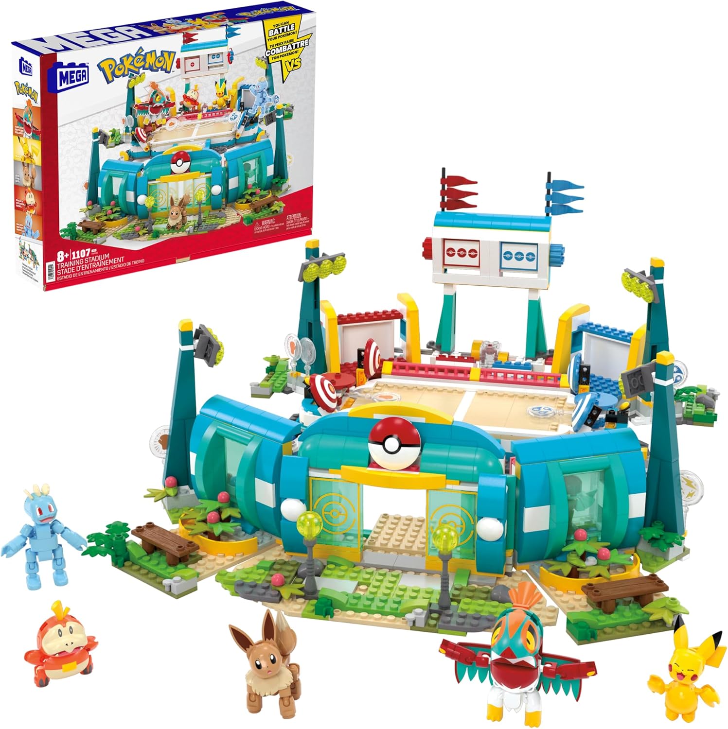Pokemon Stadium (1101 piezas) - Mega Construx
