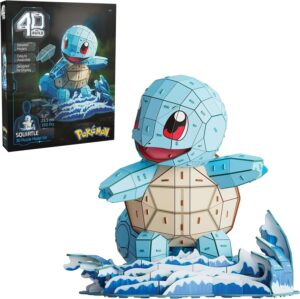 Squirtle 3D Model Kit (180 piezas) - 4D Build