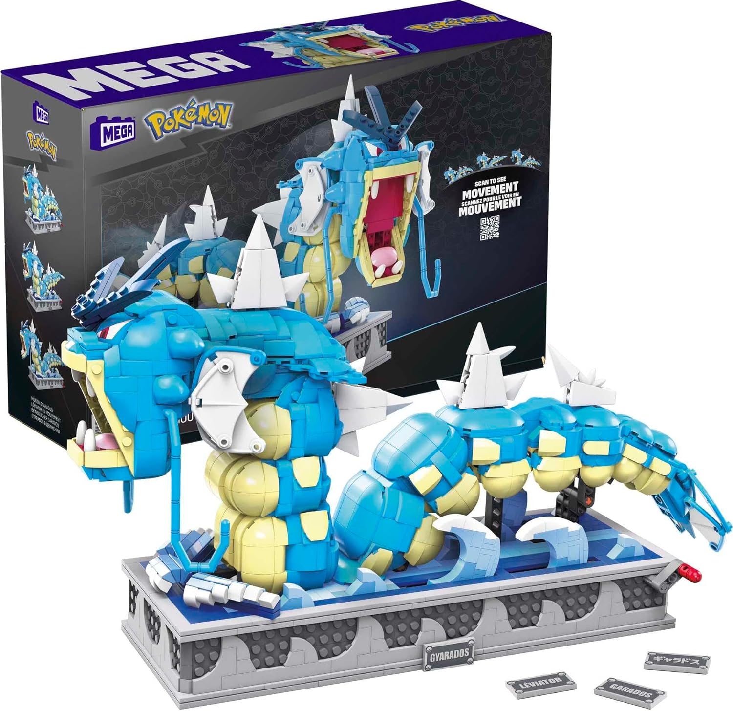 Motion Gyarados (2186 piezas) - Mega Construx