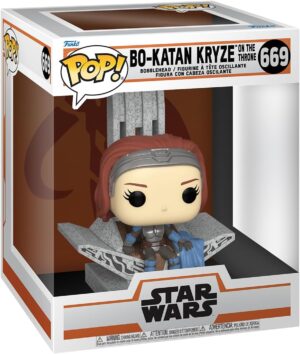 Funko Bo-Katan Kryze on the throne #669 | Pop! Deluxe Star Wars