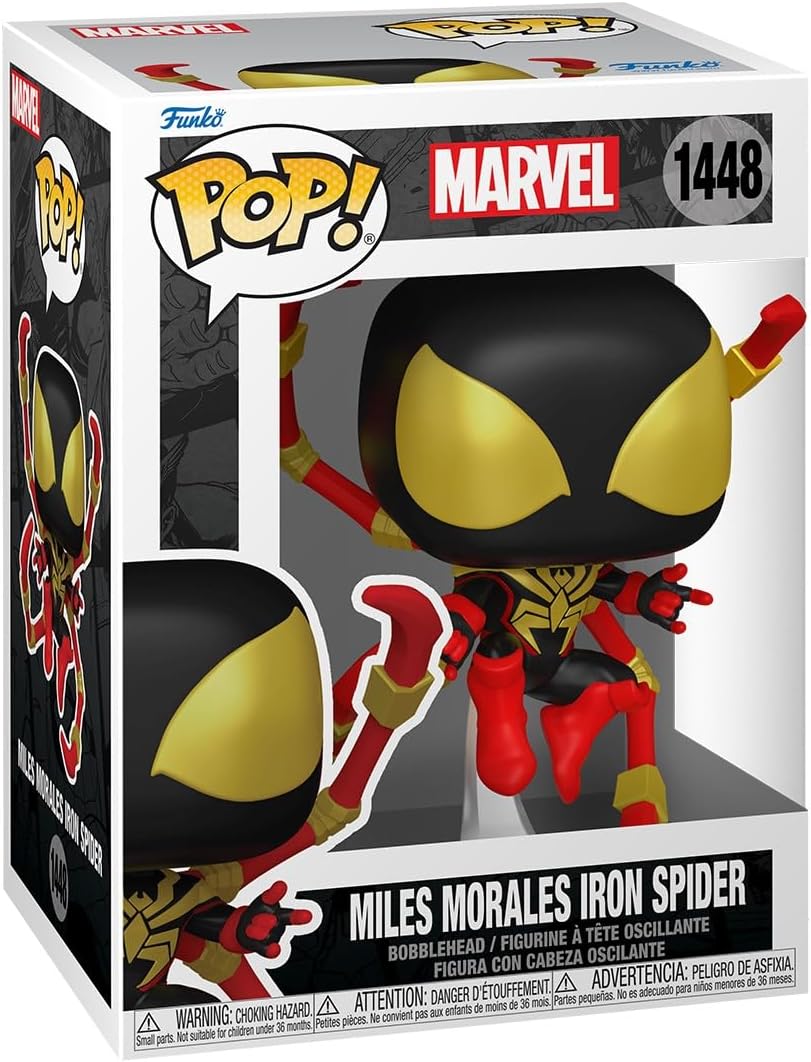 Funko Miles Morales Iron Spider #1448 | Pop! Marvel