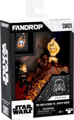 Obi-Wan Kenobi vs. Darth Vader | Moose Toys Fandrop Diorama Star Wars: Revenge of the Sith
