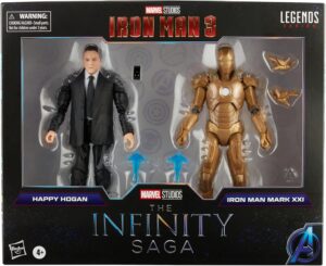 Happy Hogan & Iron Man Mark XXI | Marvel Legends Iron Man 3