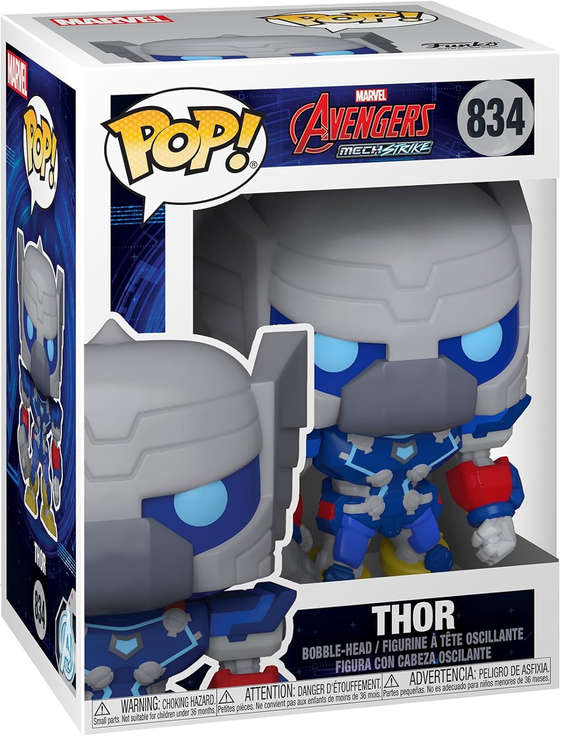 Funko Thor #834 | Pop! Marvel Avengers: Mech Strike