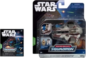 Obi-Wan Kenobi's Jedi Interceptor (Armada Edition) + Mistery Vehicle | Star Wars Micro Galaxy Squadron Series 9