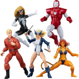 Iron Man, Marvel’s Mockingbird, Marvel’s Tigra, Spider-Woman & Hank Pym | Marvel Legends Series