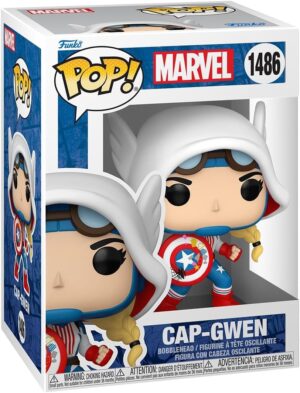 Funko Cap-Gwen #1486 | Pop! Marvel Gwen: Gwenverse