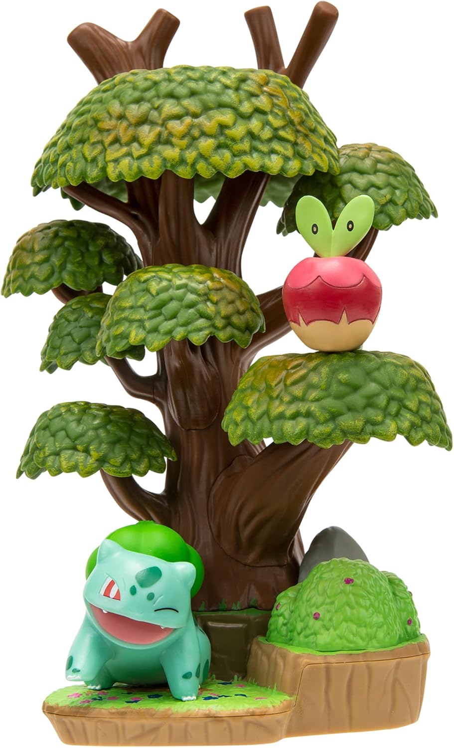 Diorama Bulbasaur y Applin | Jazwares Select Pokémon
