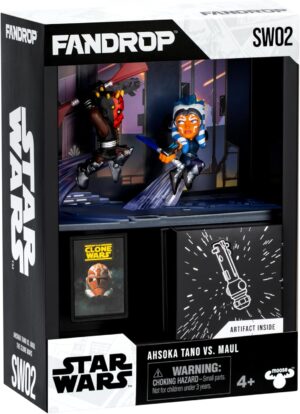 Ahsoka Tano vs. Maul | Moose Toys Fandrop Diorama Star Wars: Clone Wars
