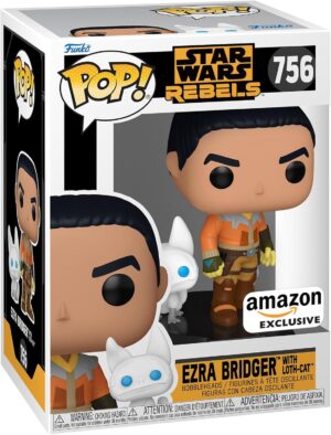 Funko Ezra Bridger with Loth-cat #756 | Pop! Star Wars: Rebels