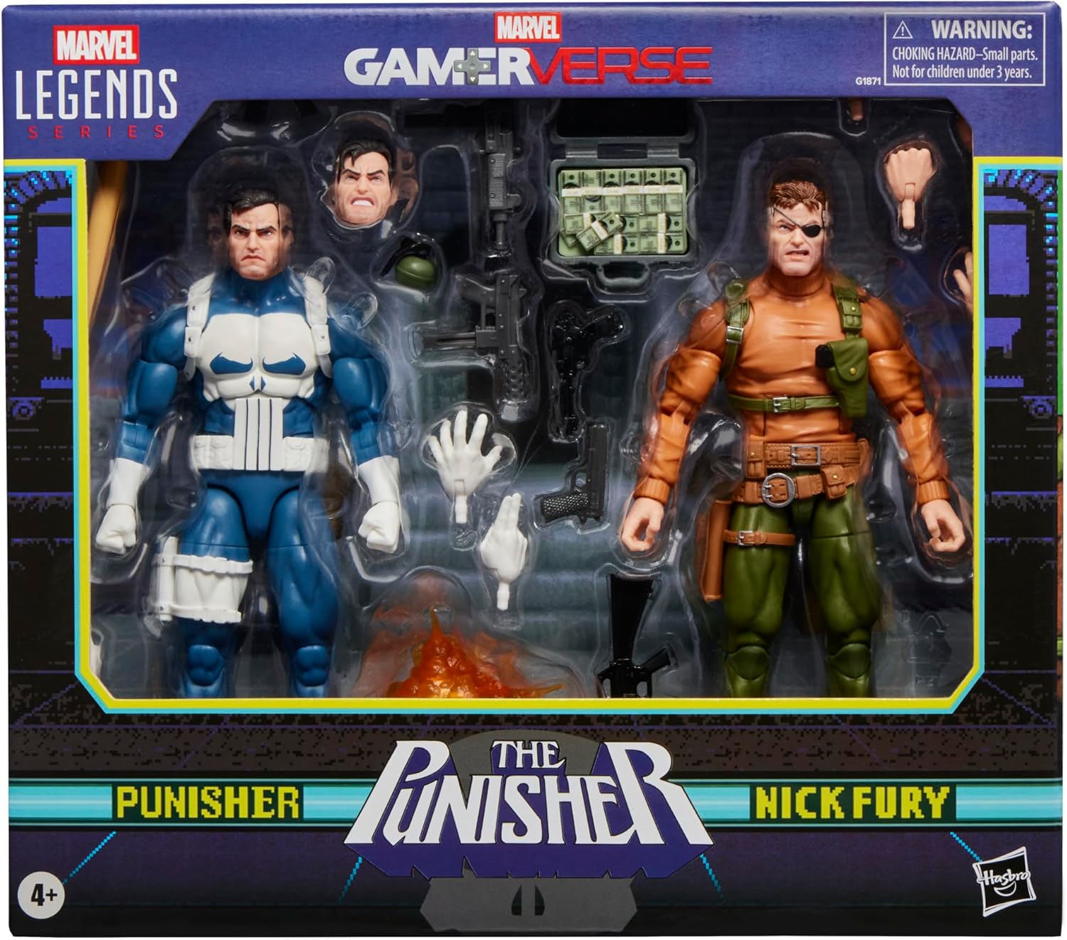 Punisher & Nick Fury | Marvel Legends Gamerverse