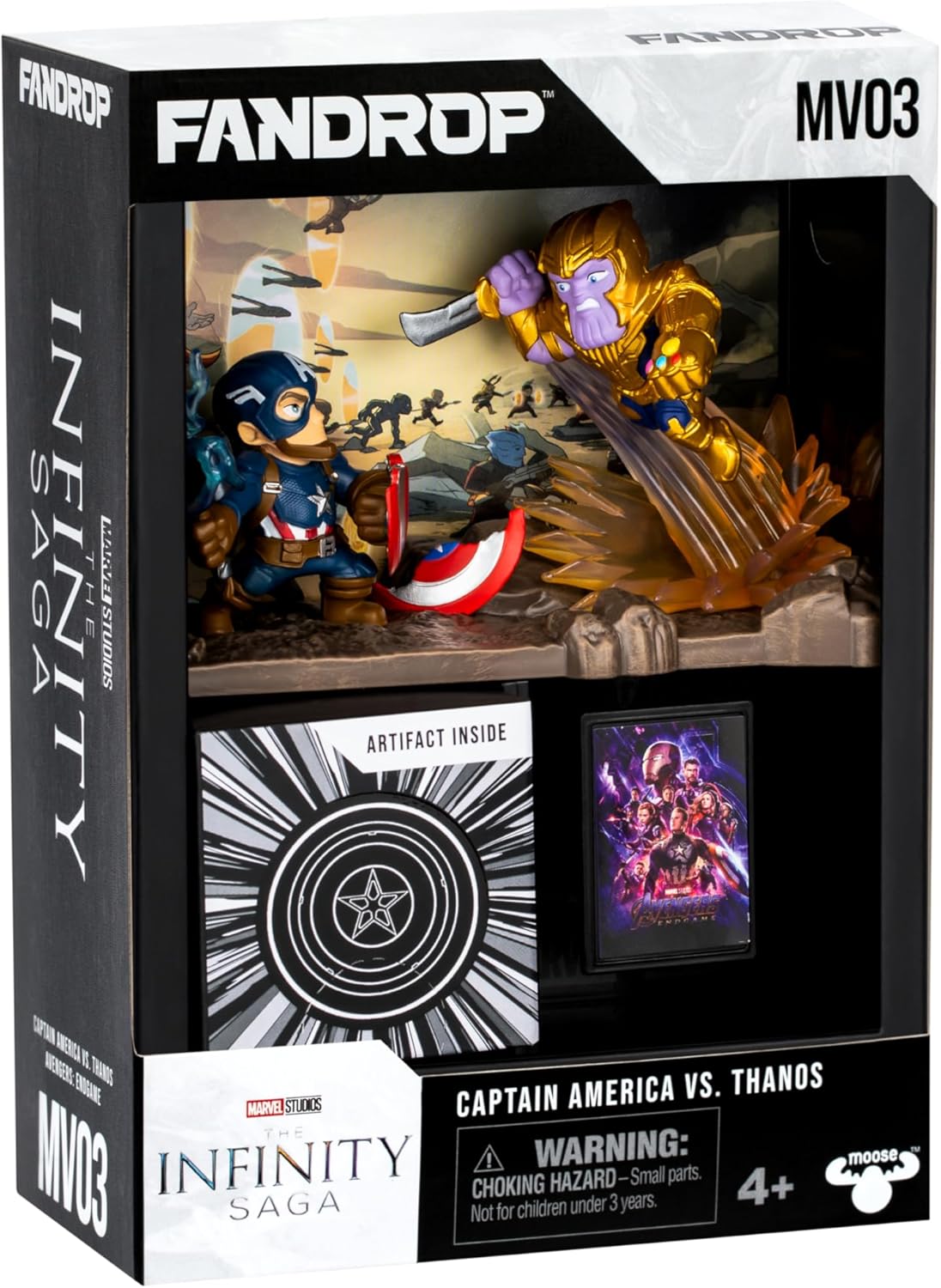 Captain America vs. Thanos | Moose Toys Fandrop Diorama Marvel Avengers: Endgame