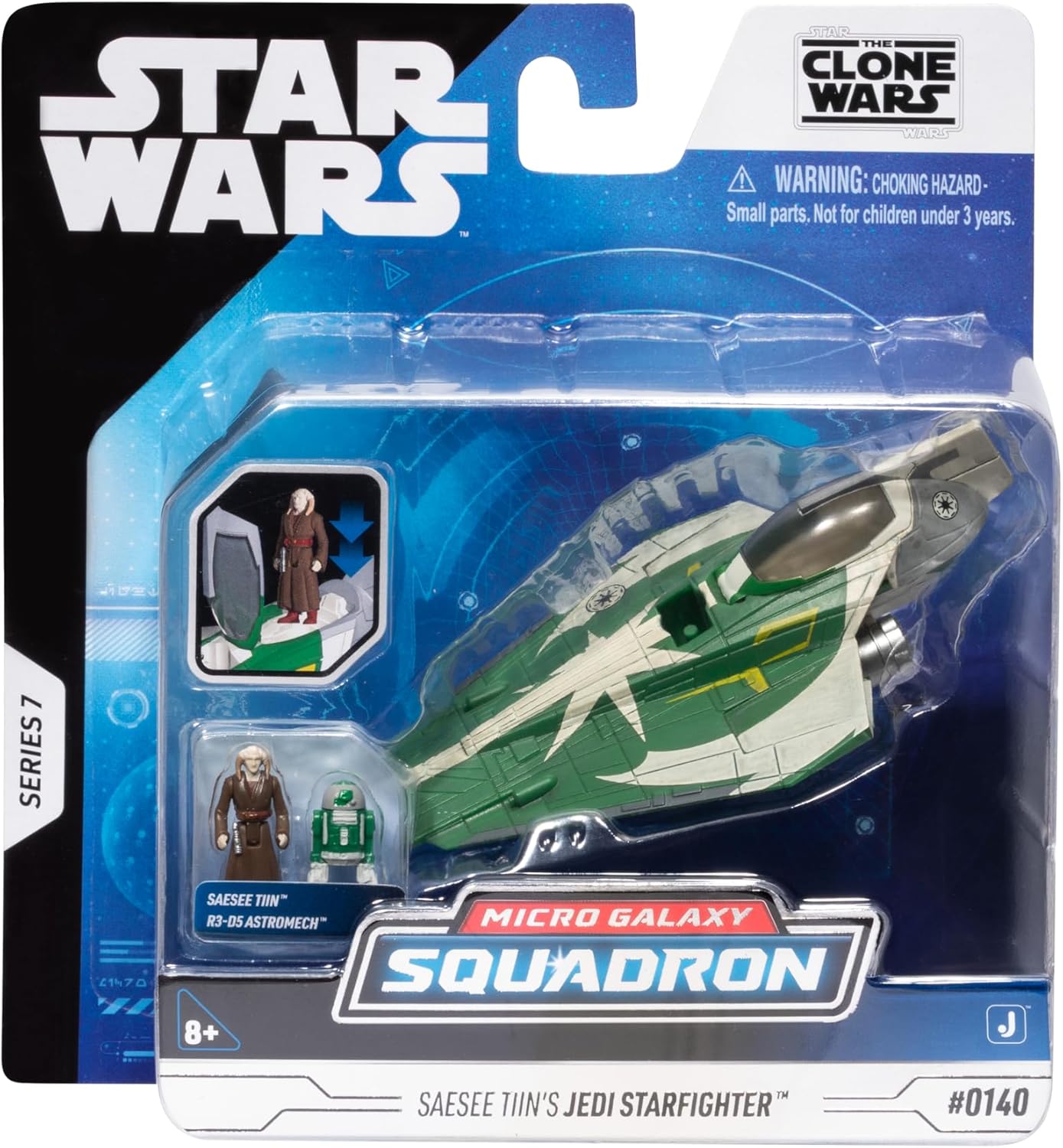 Saesee Tiin's Jedi Starfighter | Star Wars Micro Galaxy Squadron Series 7