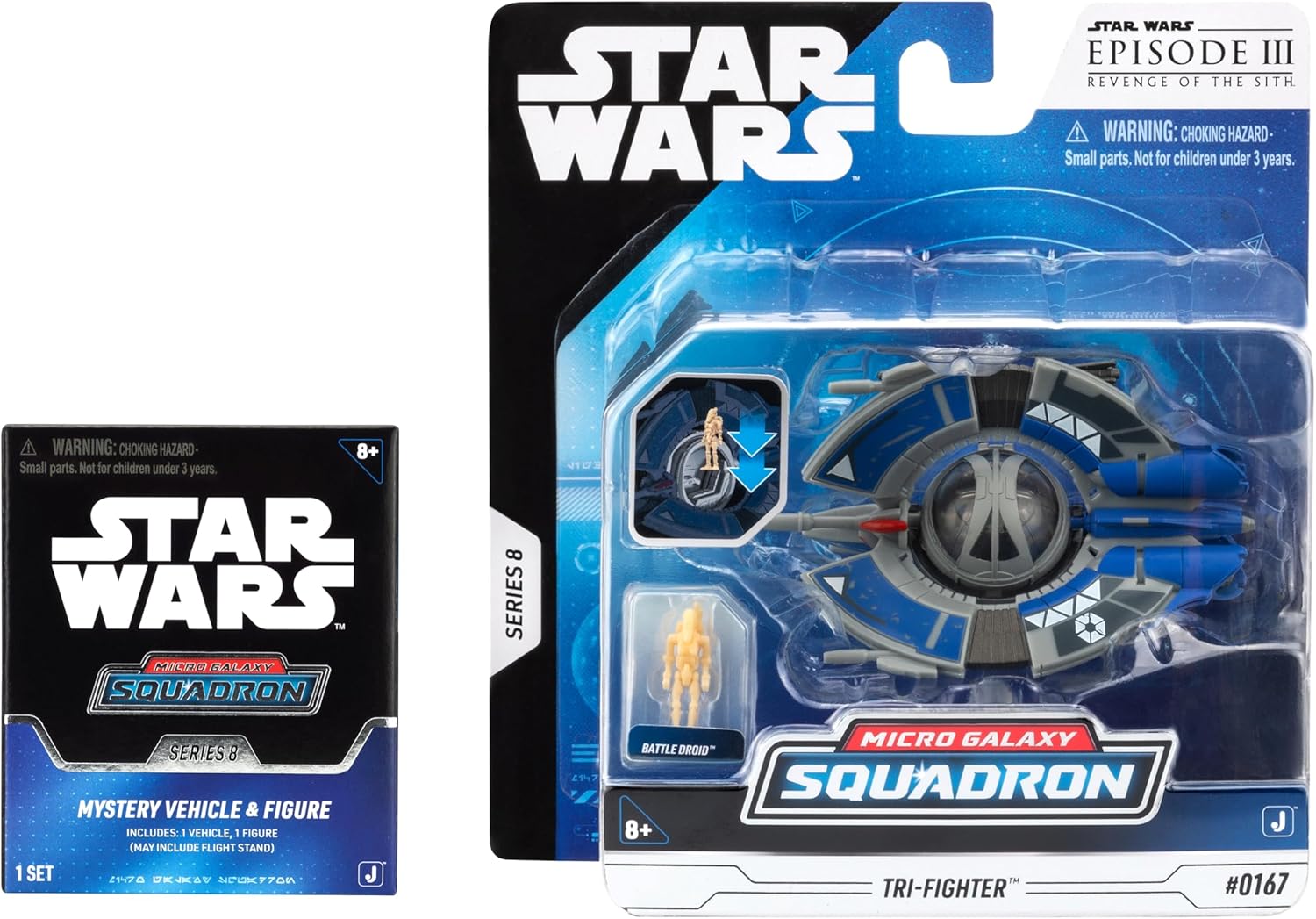 Tri-Fighter + Mistery Vehicle | Star Wars Micro Galaxy Squadron Series 8