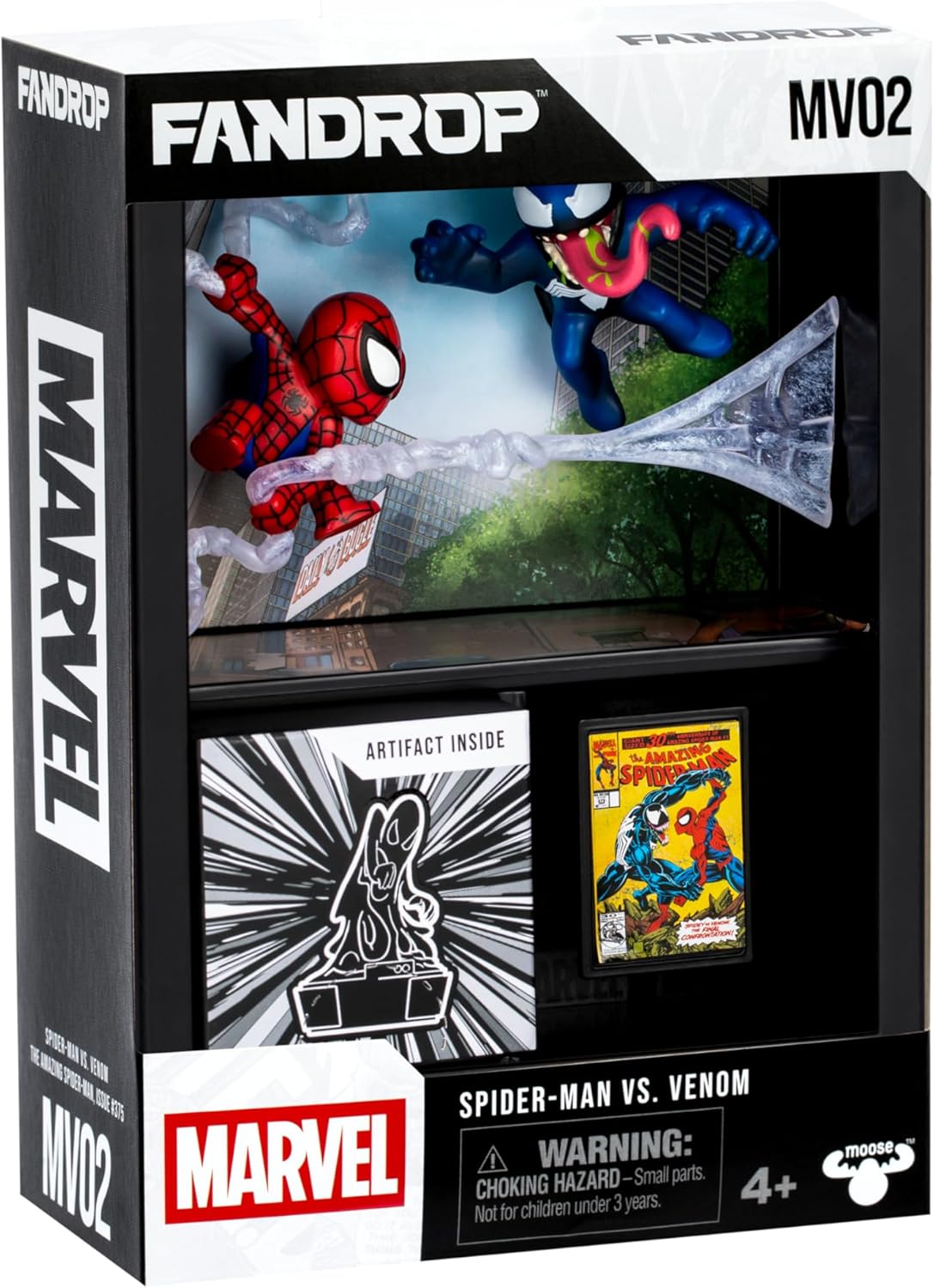 Spider-Man vs. Venom | Moose Toys Fandrop Diorama Marvel: The Amazing Spiderman