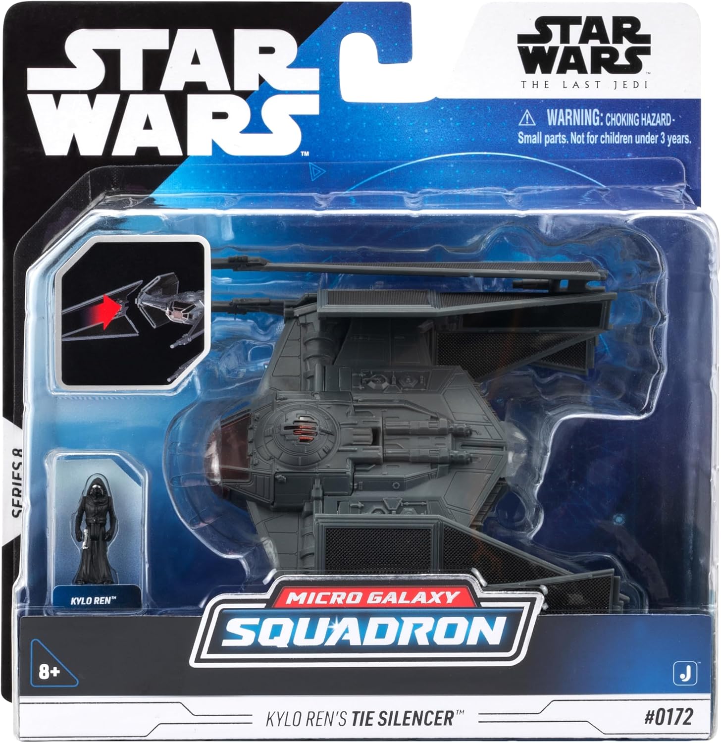 Kylo Ren's TIE Silencer | Star Wars Micro Galaxy Squadron Series 4