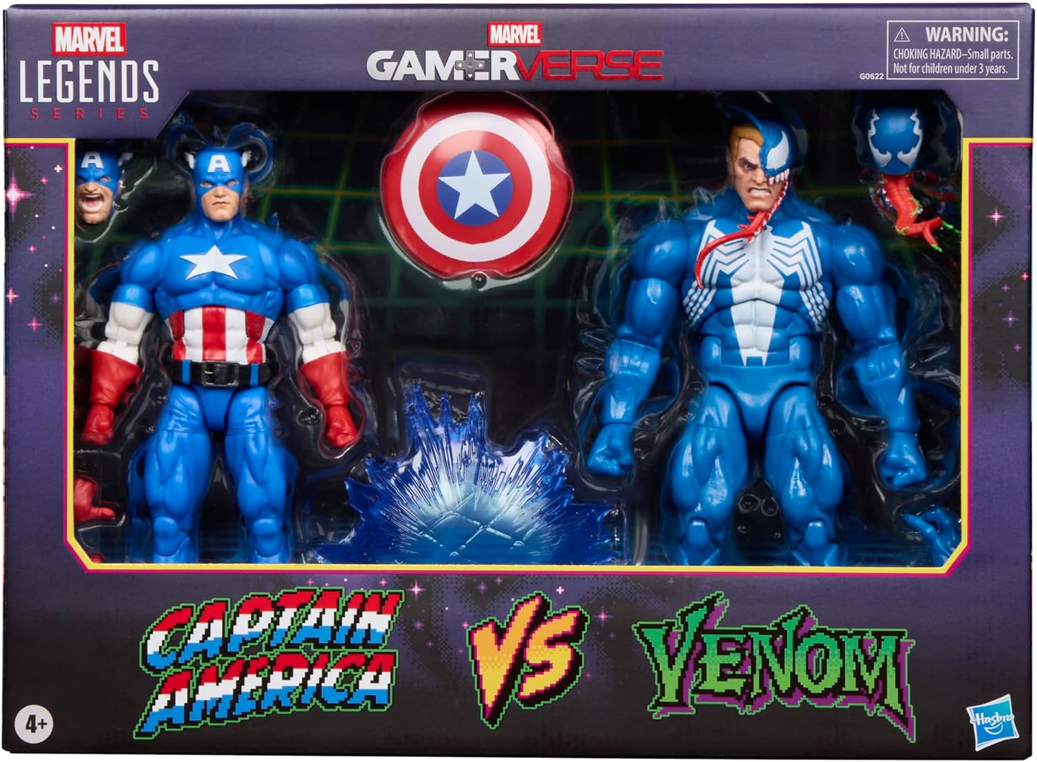 Captain America vs. Venom | Marvel Legends Gamerverse