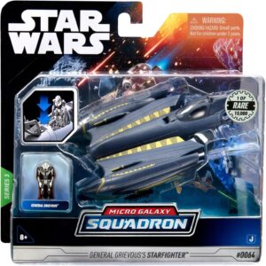 General Grievous's Starfighter [Rare] | Star Wars Micro Galaxy Squadron Series 3