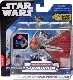 Asajj Ventress's Ginivex Starfighter | Star Wars Micro Galaxy Squadron Series 1