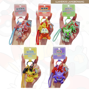 Llavero Pokemon | Sylveon, Fuecoco, Sprigatito, Pikachu y Gengar