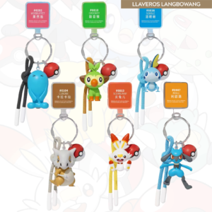 Llavero Pokemon | Wobbuffet, Grookey, Sobble, Cubone, Scorbunny y Riolu - Langbowang