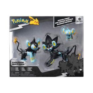 Luxray, Luxio y Shinx | Jazwares Select Evoluciones Pokémon