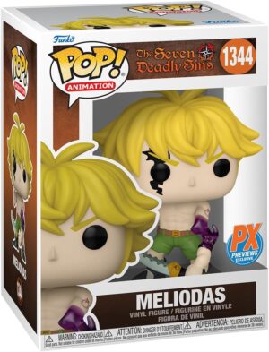 Funko Meliodas #1344 [Exclusivo PX] | Pop! Animation: The Seven Deadly Sins