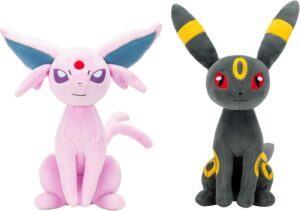 Peluche Umbreon y Espeon (20cm) | Jazwares Pokémon