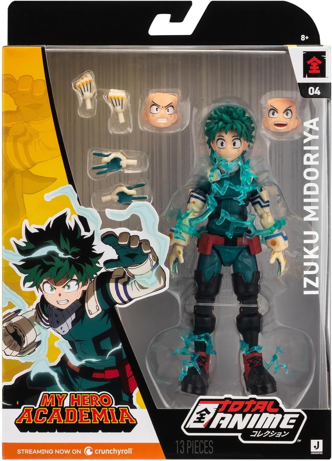 Izuku Midoriya, 16.5cm | Jazwares Total Anime: My Hero Academia