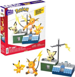 Pikachu Evolution Set (159 piezas) - Mega Construx Pokémon