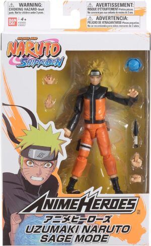 Uzumaki Naruto (Sage Mode), 16.5cm | Bandai Anime Heroes: Naruto Shippuden