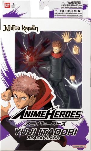 Yuji Itadori (Black Flash), 16.5cm | Bandai Anime Heroes: Jujutsu Kaisen