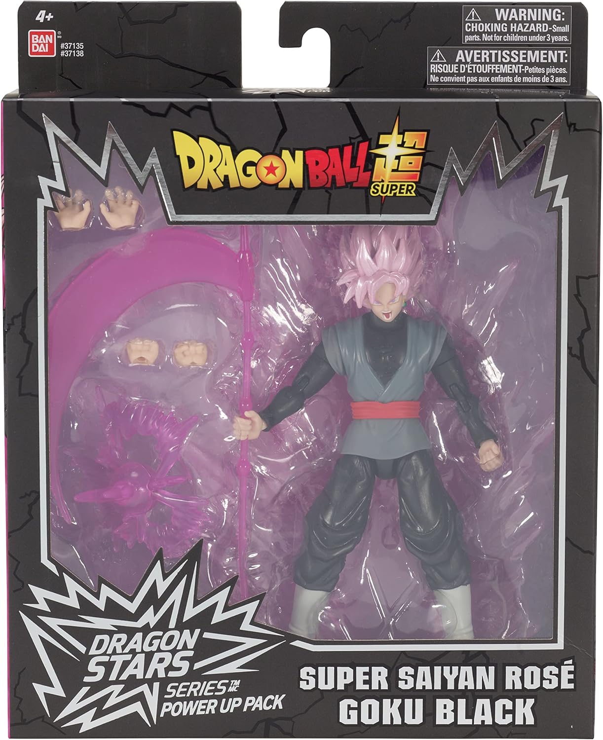 Super Saiyan Rosé Goku Black | Bandai Dragon Ball Super Dragon Stars Power Up Pack 17cm