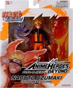 Naruto Uzumaki (Tailed Beast Cloak), 16.5cm | Bandai Anime Heroes Beyond: Naruto Shippuden
