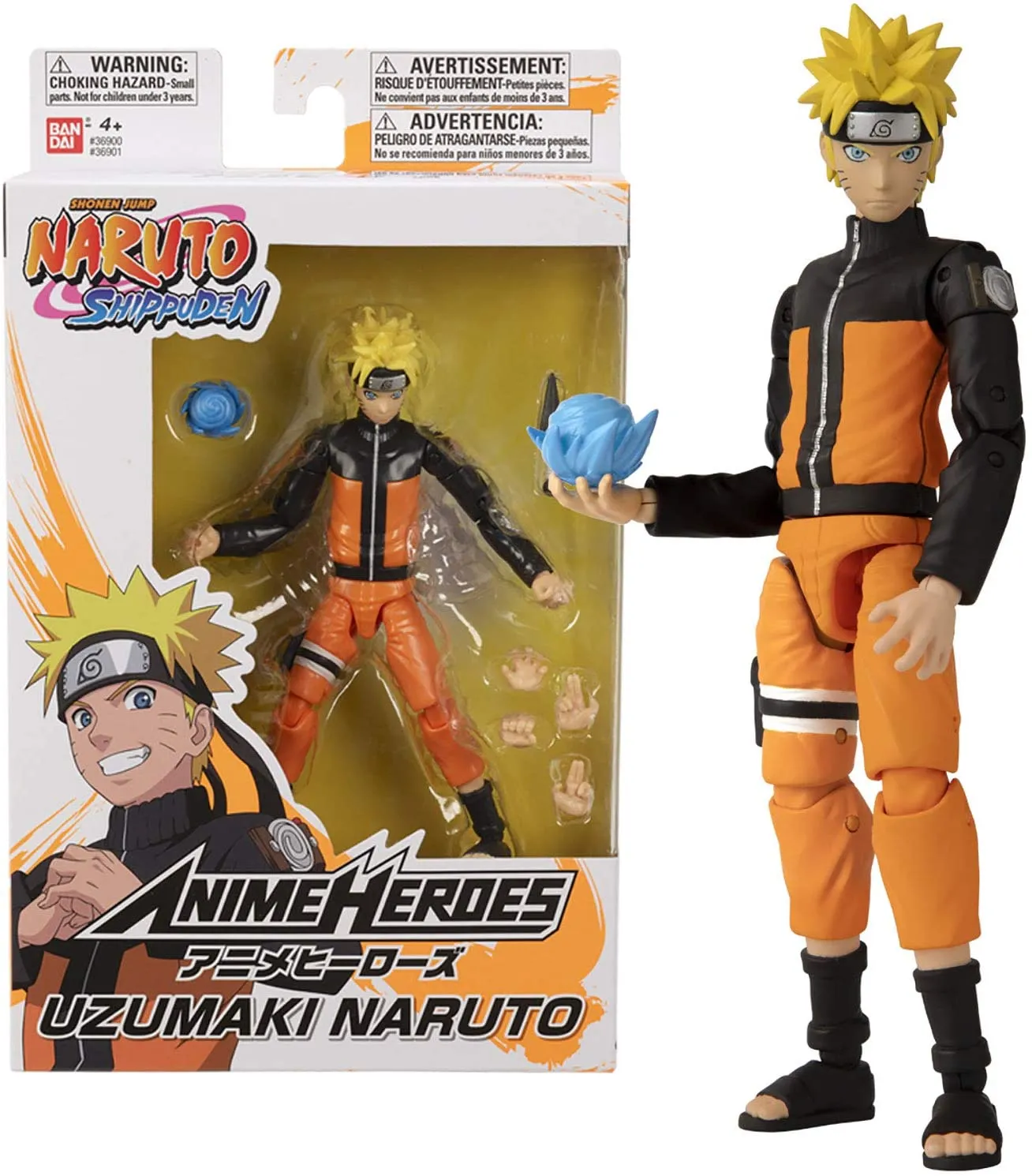 Uzumaki Naruto, 16.5cm | Bandai Anime Heroes: Naruto Shippuden