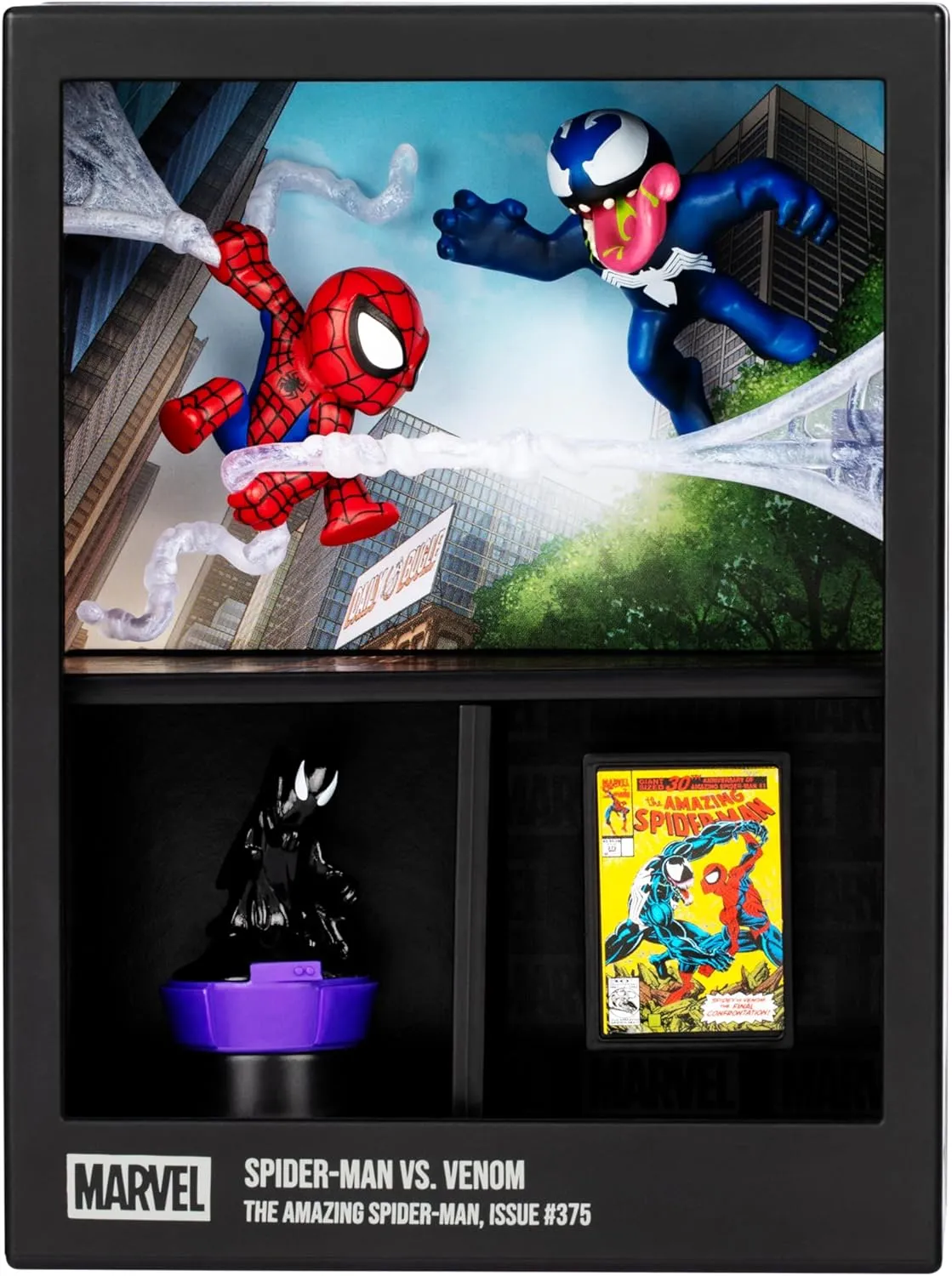 Spider-Man vs. Venom | Moose Toys Fandrop Diorama Marvel: The Amazing Spiderman - Image 3