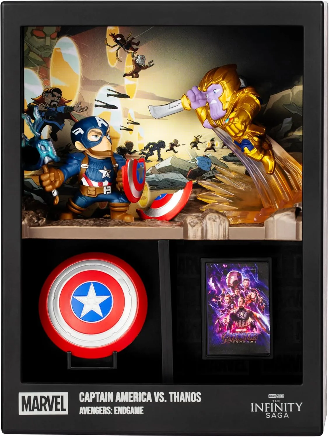 Captain America vs. Thanos | Moose Toys Fandrop Diorama Marvel Avengers: Endgame - Image 3
