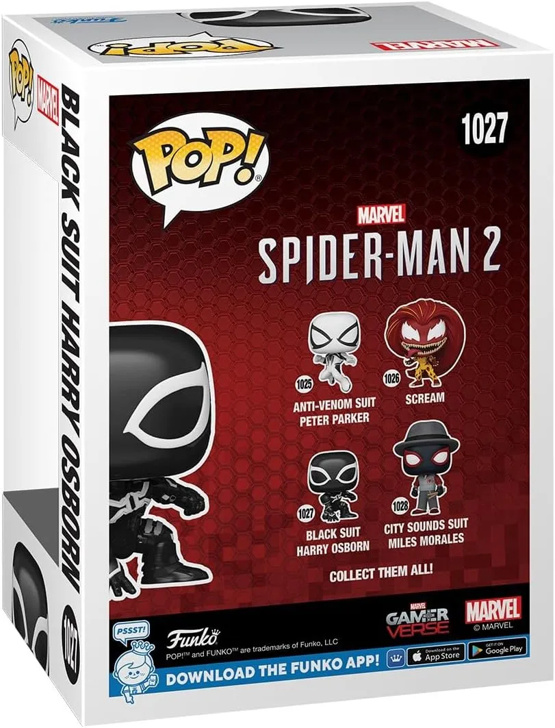 Funko Black Suit Harry Osborn #1027 | Pop! Marvel: Spider-Man 2 - Image 2