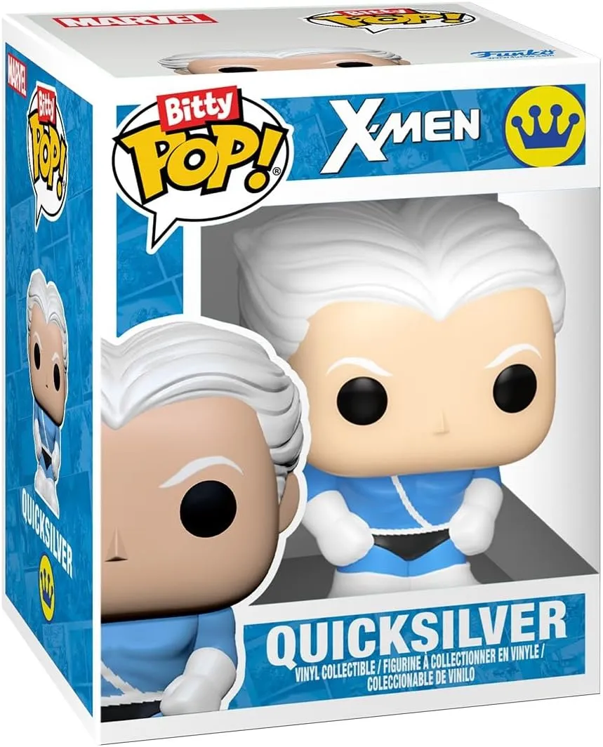 Funko Magneto, Scarlet Witch, Quicksilver & Mystique | Bitty Pop! X-Men - Image 2