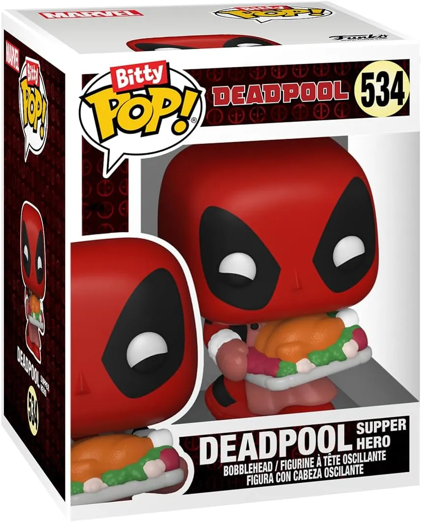 Funko Deadpool Bathtime, Flamenco, Supper Hero & Figura Mistery | Bitty Pop! Marvel: Deadpool - Image 3