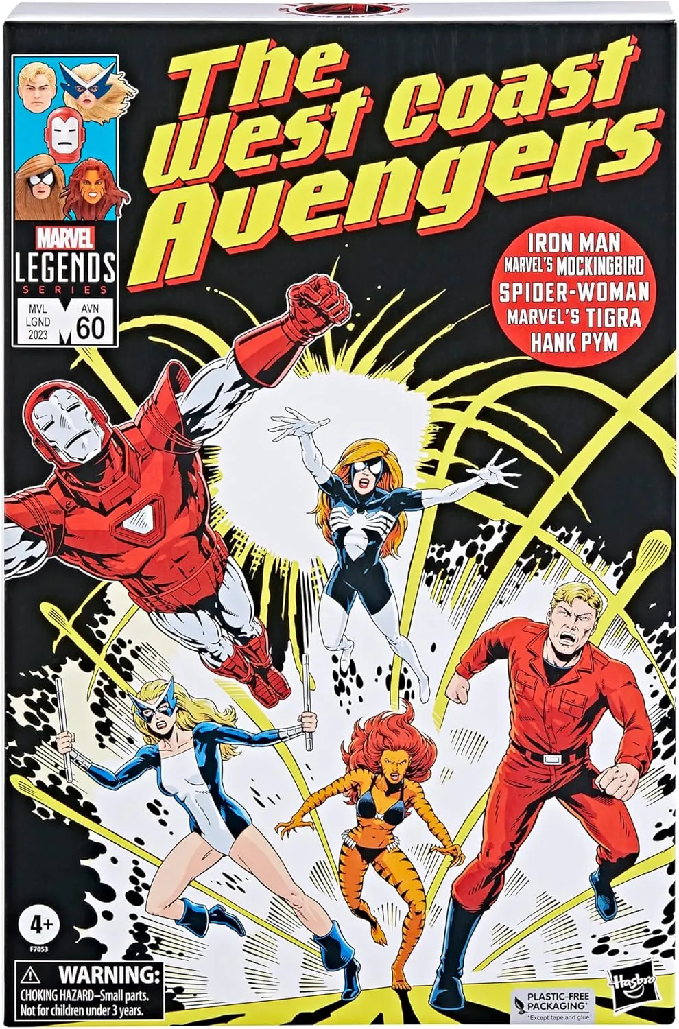 Iron Man, Marvel’s Mockingbird, Marvel’s Tigra, Spider-Woman & Hank Pym | Marvel Legends Series - Image 4