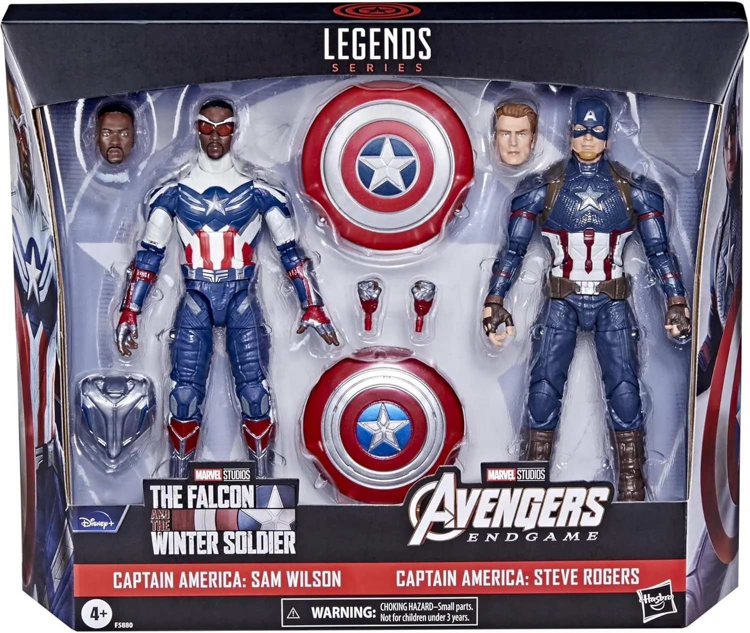 Captain America: Sam Wilson & Captain America: Steve Rogers | Marvel Legends Series - Image 2