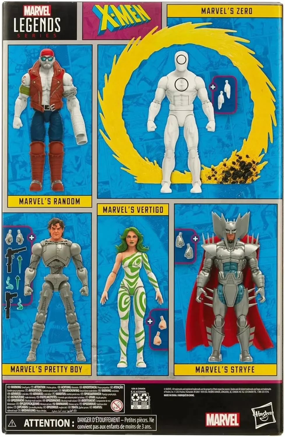 Marvel’s Random, Marvel’s Pretty Boy, Marvel’s Zero, Marvel’s Vertigo & Marvel’s Stryfe | Marvel Legends X-Men - Image 2