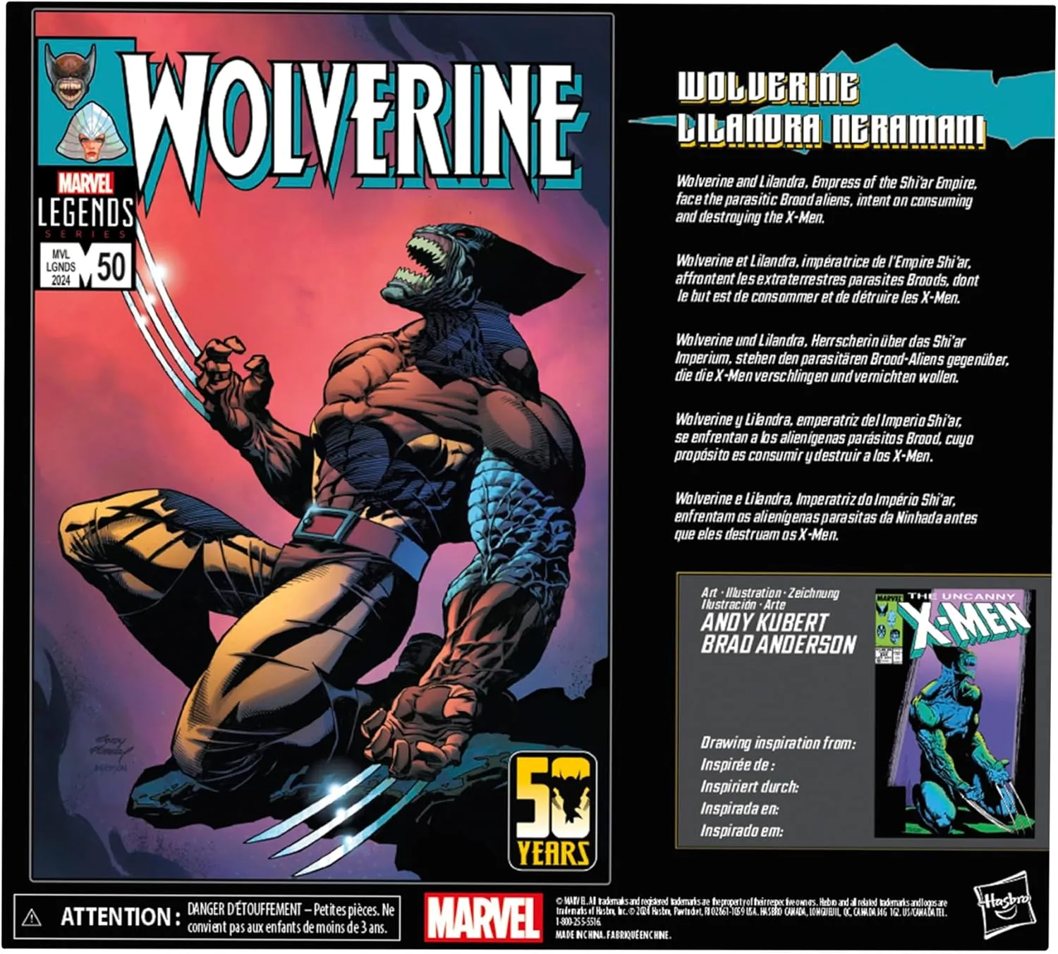 Wolverine & Lilandra Neramani | Marvel Legends Wolverine - Image 6
